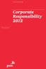 Corporate Responsibility 2012