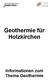 Geothermie für Holzkirchen
