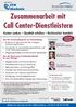 Zusammenarbeit mit Call Center-Dienstleistern