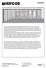 Blatt 1.1 11-2009. Elementtypen Types of panels. Tel.: 0340 540796-0 Fax: 0340 540796-28 info@hufcor.de