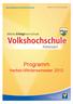 www.pottendorf.at/volkshochschule Österreichische Post AG Info.Mail Entgelt bezahlt. Programm