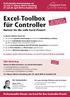 Excel-Toolbox für Controller