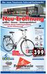Der neue Trautwein Fahrrad-Fachmarkt: Neu-Eröffnung. größer - besser - leistungsstärker! ...und jede Menge Eröffnungsangebote mit 0% Finanzierung!