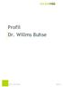 Profil Dr. Willms Buhse