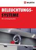 BELEUCHTUNGS- SYSTEME. LED- und Halogenleuchten