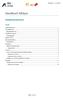 Handbuch AKSync. Inhaltsverzeichnis. Inhalt. Dienstag, 11. Juni 2013