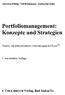 Portfoliomanagement: Konzepte und Strategien