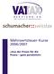Mehrwertsteuer-Kurse 2006/2007