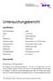 Untersuchungsbericht