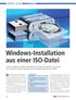 Windows-Installation aus einer ISO-Datei