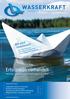 WASSERKRAFT Das Magazin des Vereins Kleinwasserkraft Österreich
