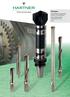 Präzisionswerkzeuge. Multiplex. Wechselplatten-Spiralbohrer System mit Innenkühlung Neu: Modular-System bereits ab Ø 97 mm! 2013