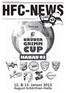AUSGABE JANUAR 2013 HFC-NEWS. Die Vereinszeitung des 1. Hanauer Fußballclub 1893 e. V.