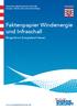 Faktenpapier Windenergie und Infraschall