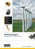 Windkraftanlagen. Spezialprodukte und Systemlösungen
