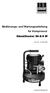 Bedienungs- und Wartungsanleitung für Kompressor SilentMaster 50-8-9 W