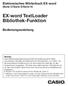 EX-word TextLoader Bibliothek-Funktion