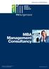 Grenzenlos. In Weiterbildung. MBA Management Consultancy. Lehrgang zur Weiterbildung gem. 9 Fachhochschulstudiengesetz. www.aim.ac.