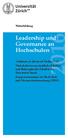 Leadership und Governance an Hochschulen