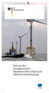 Partner der Energiewende Maritime Wirtschaft und Offshore-Windenergie