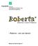 »Roberta - you can dance«roberta-reihe Band 7