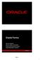 Oracle Forms. Rainer Willems Senior Sales Consultant Oracle Deutschland GmbH Geschäftsstelle Frankfurt. Page 1