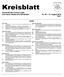 Kreisblatt Amtsblatt des Kreises Lippe und seiner Städte und Gemeinden Nr. 42 10. August 2015 Teil 1