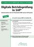 Digitale Betriebsprüfung in SAP