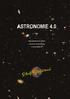 ASTRONOMIE 4.0. Arbeitsmaterialien für den Unterricht. in der Primar- und Sekundarstufe. in Zusammenarbeit mit