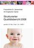 Strukturierter Qualitätsbericht 2008