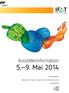Ausstellerinformation. 5. 9. Mai 2014. Weltleitmesse für Wasser-, Abwasser-, Abfall- & Rohstoffwirtschaft. www.ifat.de