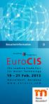 Besucherinformation. EuroCIS The Leading Trade Fair for Retail Technology. Düsseldorf, Germany