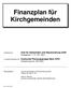 Finanzplan für Kirchgemeinden