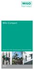 Wilo-Compact. Heizung Klima Kälte Wasserversorgung Schmutz und Abwasser