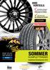 SOMMER IHRE VORTEILE: KOMPLETTRÄDER. Empfohlene Verkaufspreise 2015. Einheitliche Komplettradpreise. Reifengrößen frei wählbar.