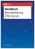 Handbuch Berufsbildung ETH Zürich