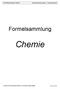 Formelsammlung Chemie. Berufliches Gymnasium Fachoberschule. Formelsammlung. Chemie. Heinrich-Emanuel-Merck-Schule Darmstadt Stand: 28.10.