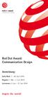 Red Dot Award: Communication Design