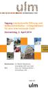 Tagung Interkulturelle Öffnung und Willkommenskultur Erfolgsfaktoren für eine internationale Stadt Donnerstag, 3. April 2014