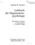 Lehrbuch der Organisationspsychologie