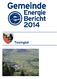 Gemeinde-Energie-Bericht 2014, Texingtal Inhaltsverzeichnis