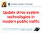 Update drive system technologies in modern public traffic