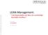 LEAN-Management:  7 Kernbotschaften als Basis für nachhaltige Geschäfts-Exzellenz