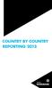 Country by Country Reporting 2013