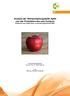Analyse der Wertschöpfungskette Apfel von der Produktion bis zum Konsum (Endbericht zum Projekt Agrar- und Ernährungswirtschaft 2008)