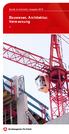 Berufe im Überblick Ausgabe 2015. Bauwesen, Architektur, Vermessung