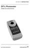 GRUNDFOS INSTRUCTIONS. DIT-L Photometer. Installation and operating instructions