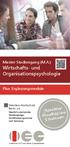 Wirtschafts- und Organisationspsychologie