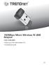 150Mbps Micro Wireless N USB Adapter
