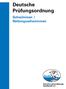 Deutsche Prüfungsordnung. Schwimmen / Rettungsschwimmen